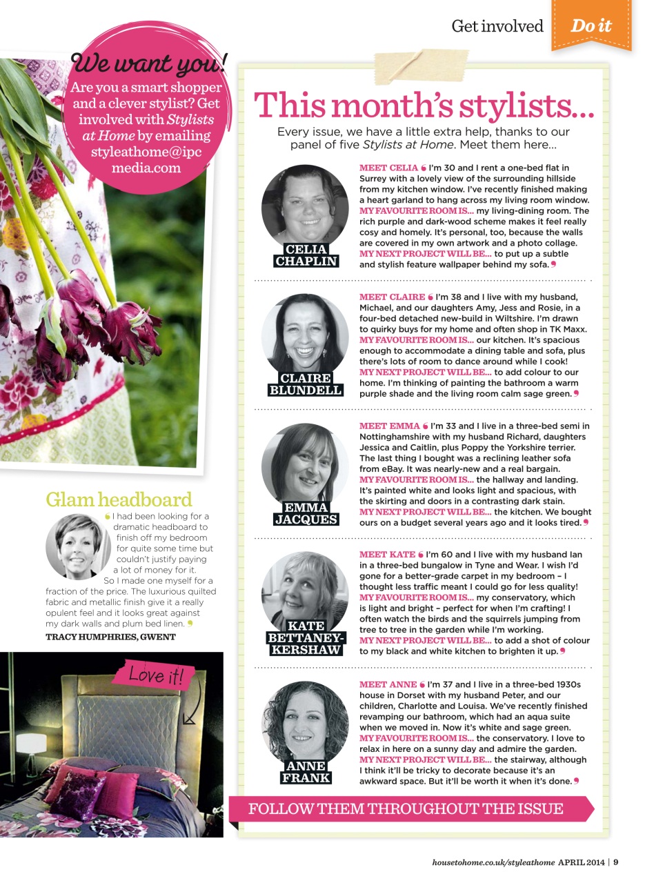 Style at Home Preview Pages