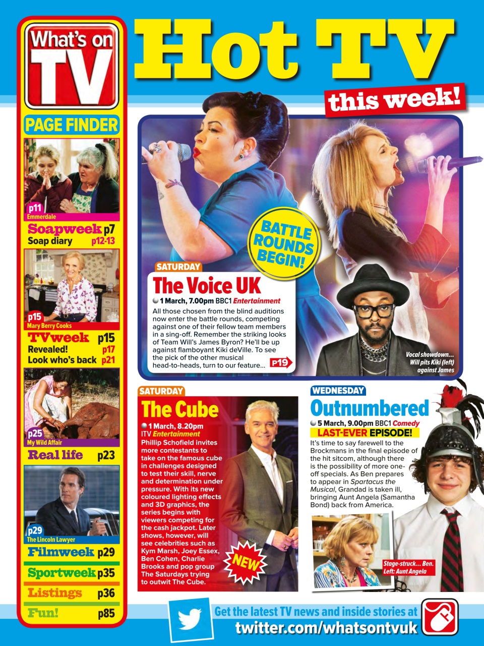 What's on TV Preview Pages