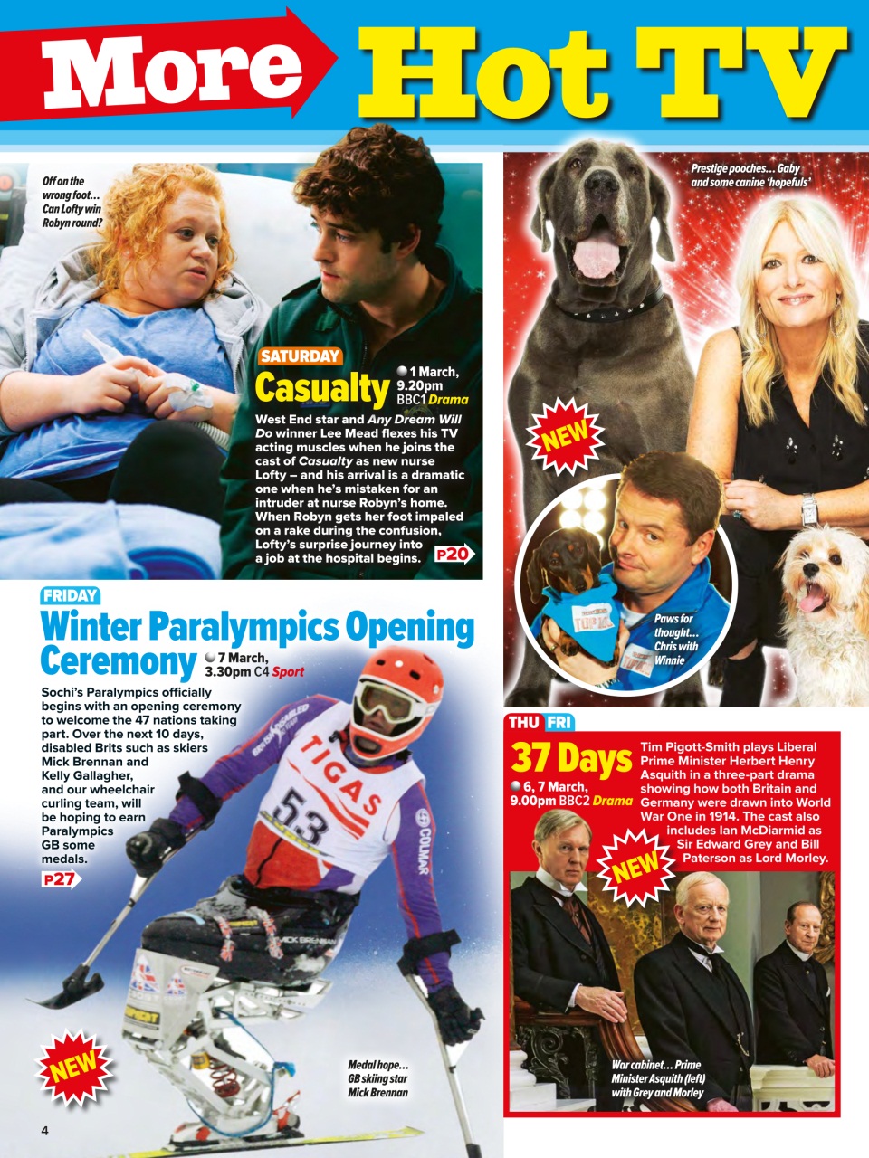 What's on TV Preview Pages