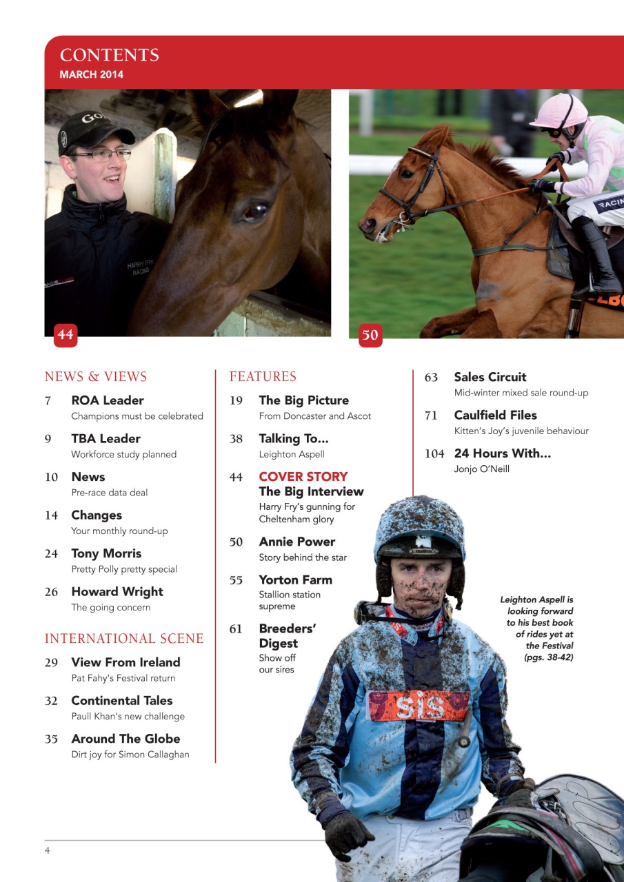 The Owner Breeder Preview Pages