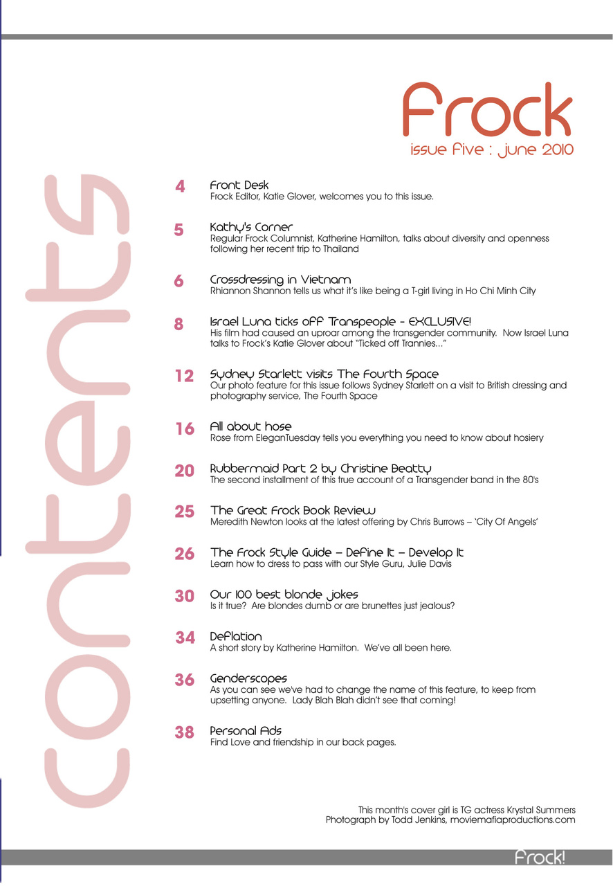 Frock Magazine Preview Pages