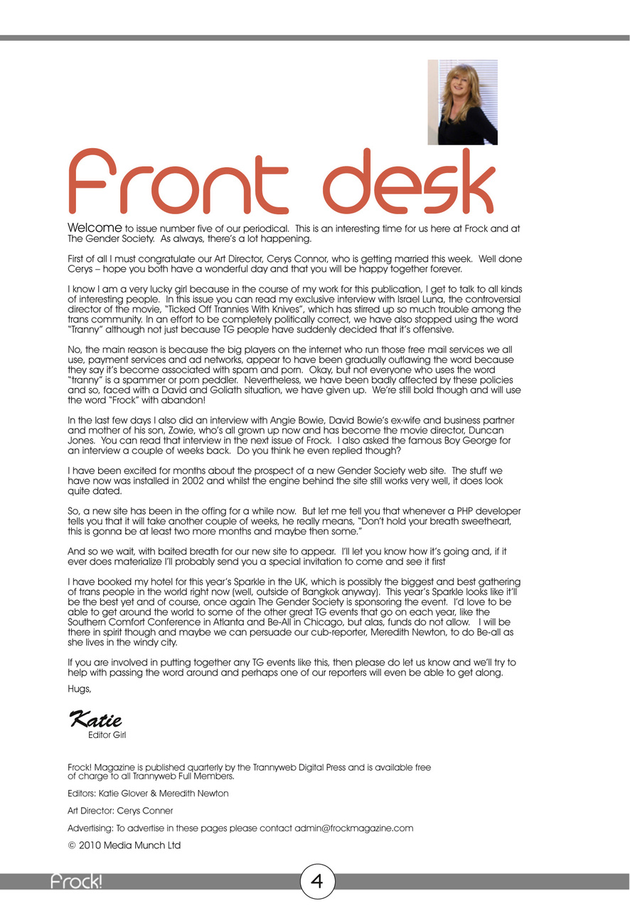 Frock Magazine Preview Pages