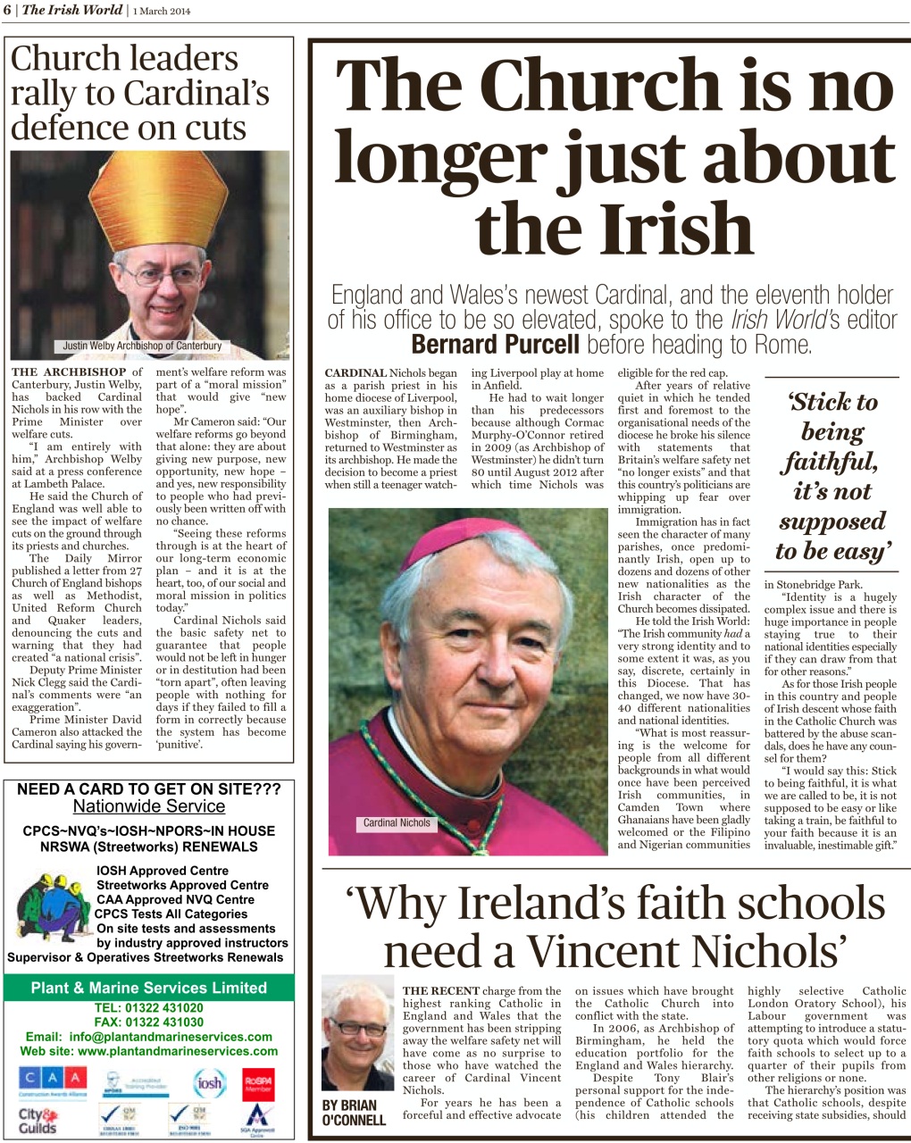 Irish World Preview Pages