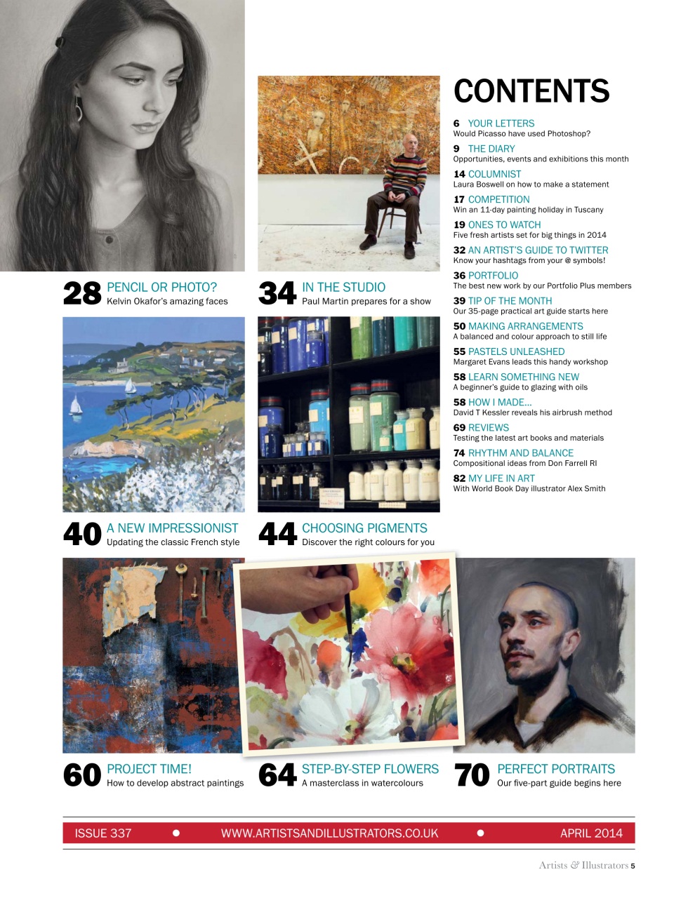 Artists & Illustrators Preview Pages
