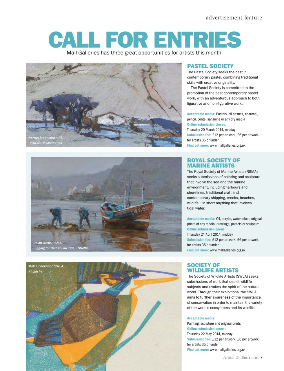 Artists & Illustrators Preview Pages