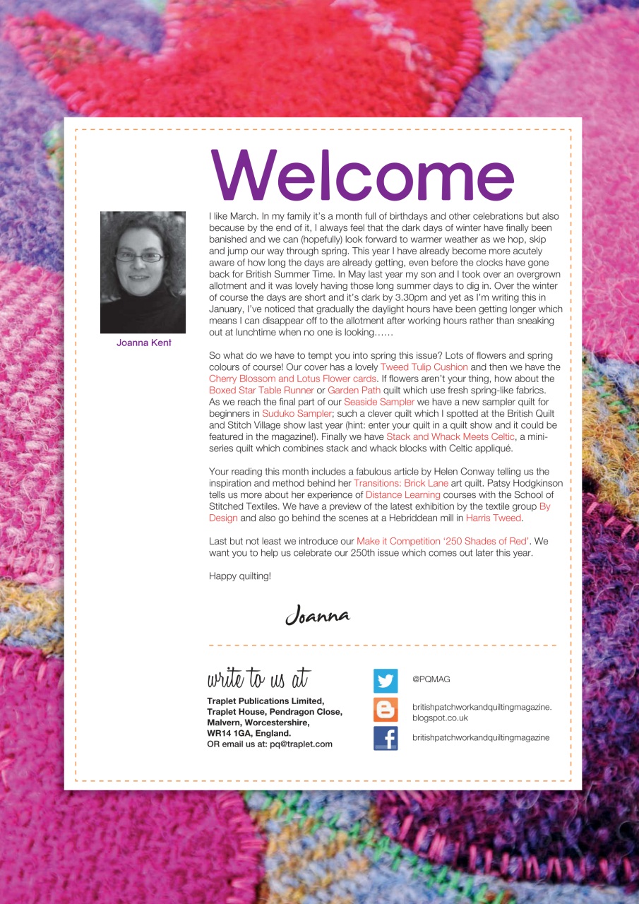 Patchwork and Quilting Preview Pages