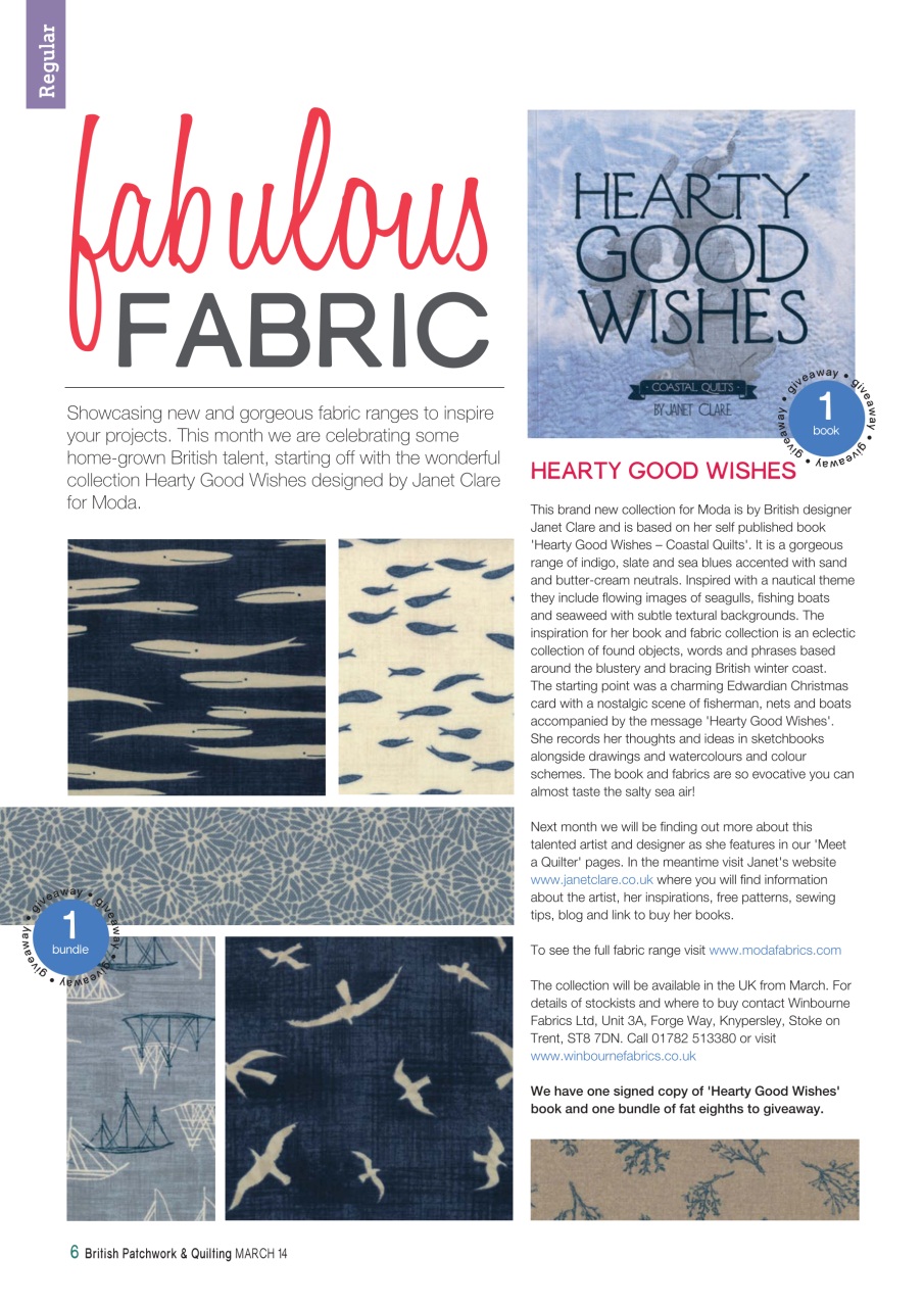 Patchwork and Quilting Preview Pages