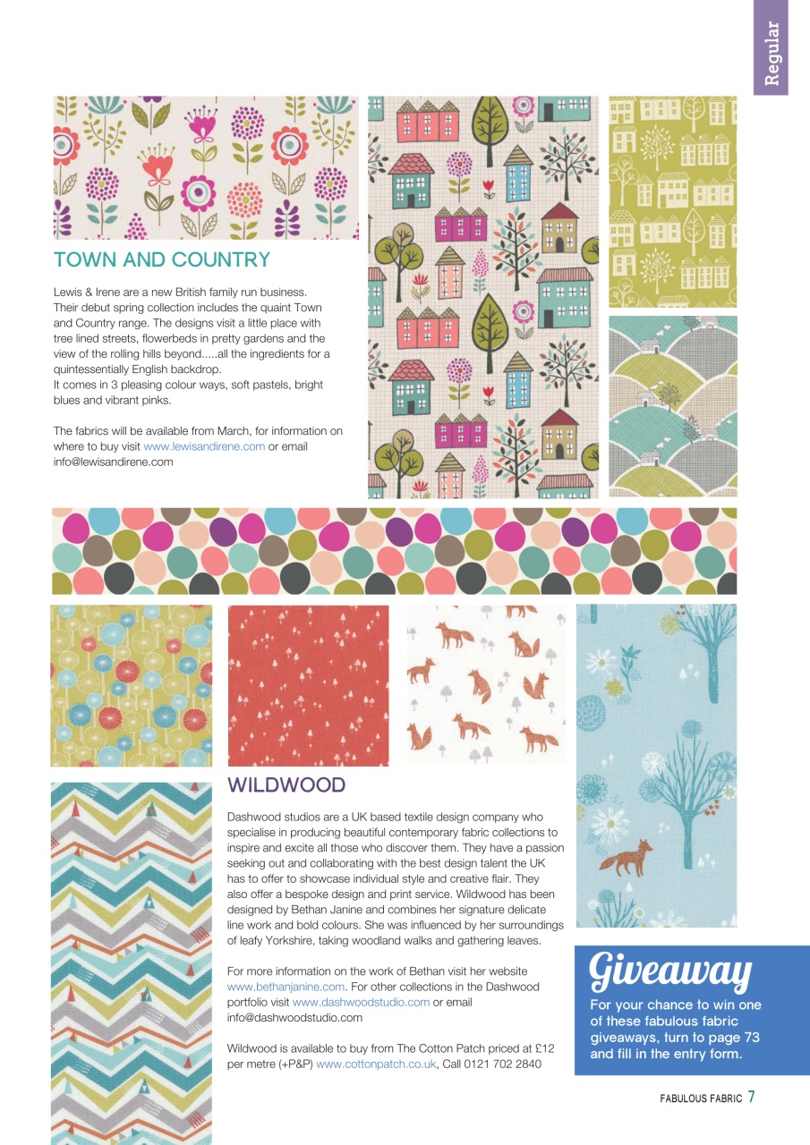 Patchwork and Quilting Preview Pages