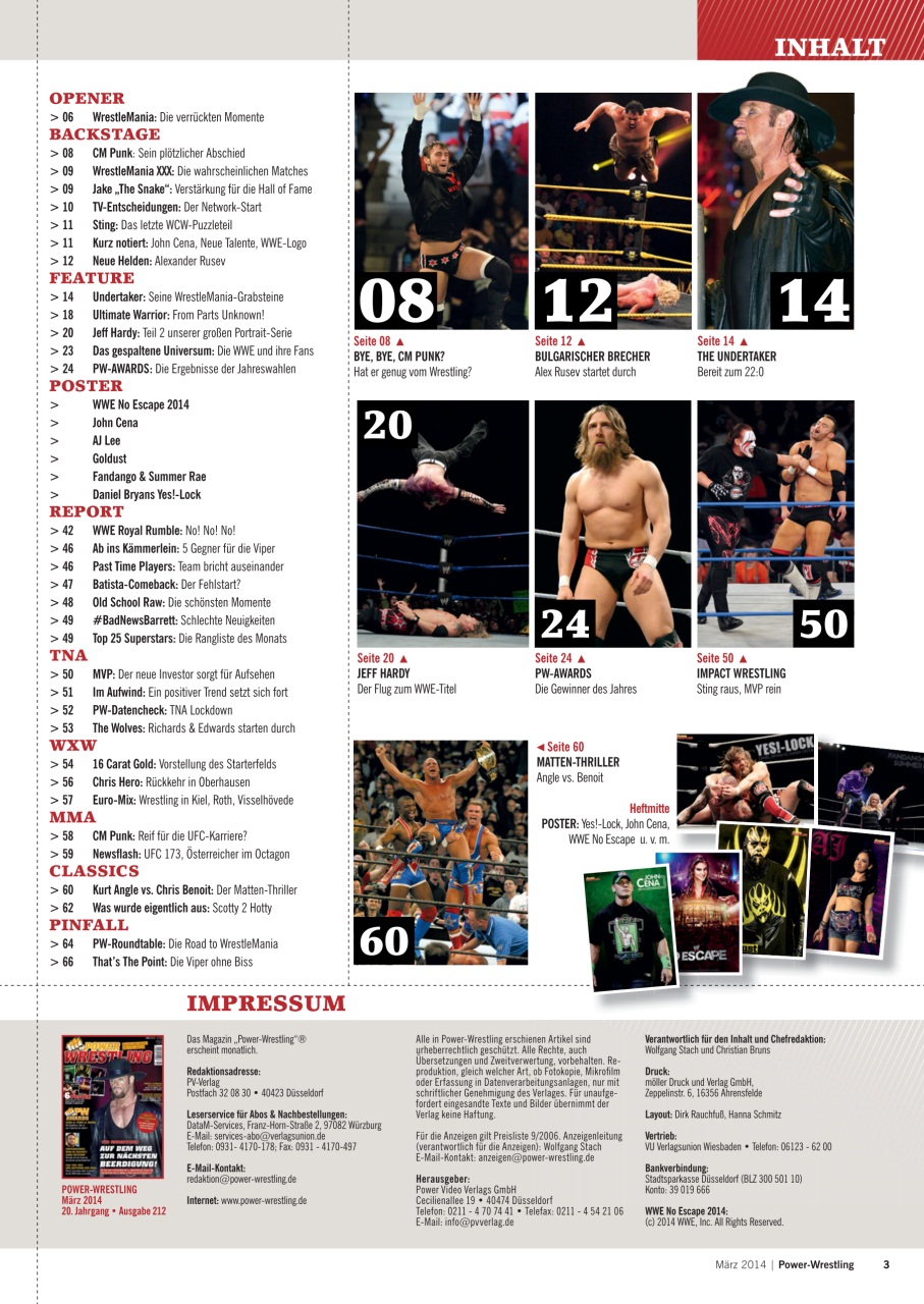 Power-Wrestling Preview Pages