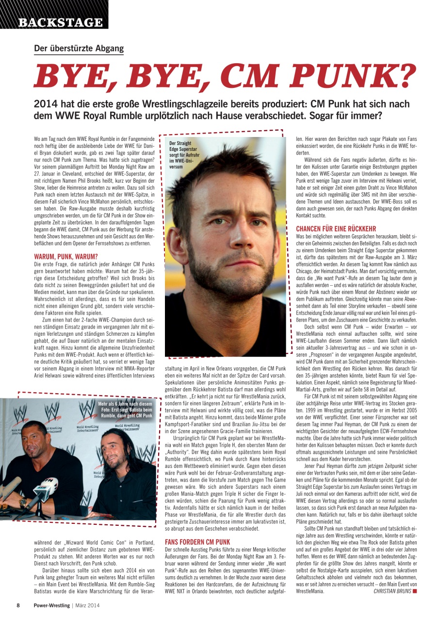 Power-Wrestling Preview Pages