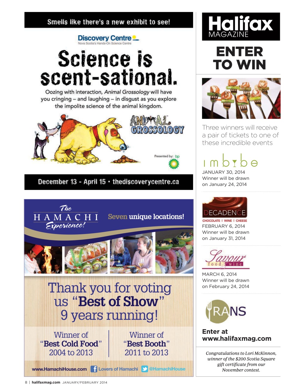 Halifax Magazine Preview Pages