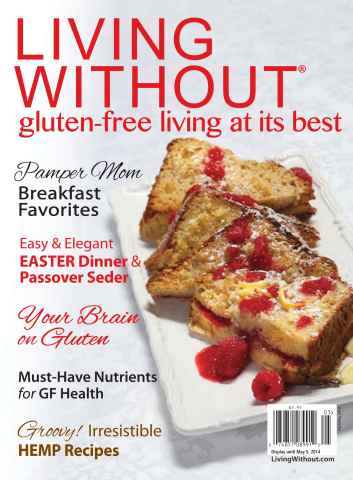 Gluten Free & More issue April-May 2014