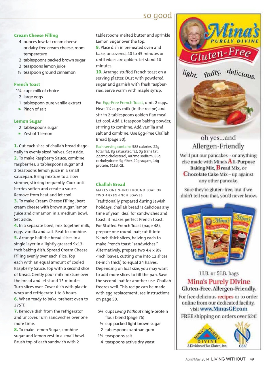 Gluten Free & More Preview Pages