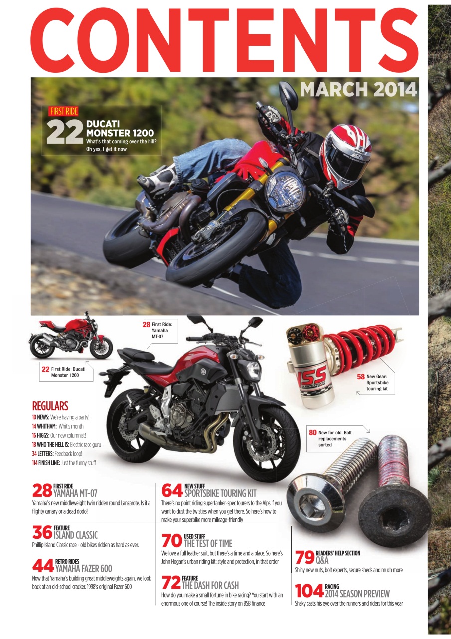 Superbike Magazine Preview Pages