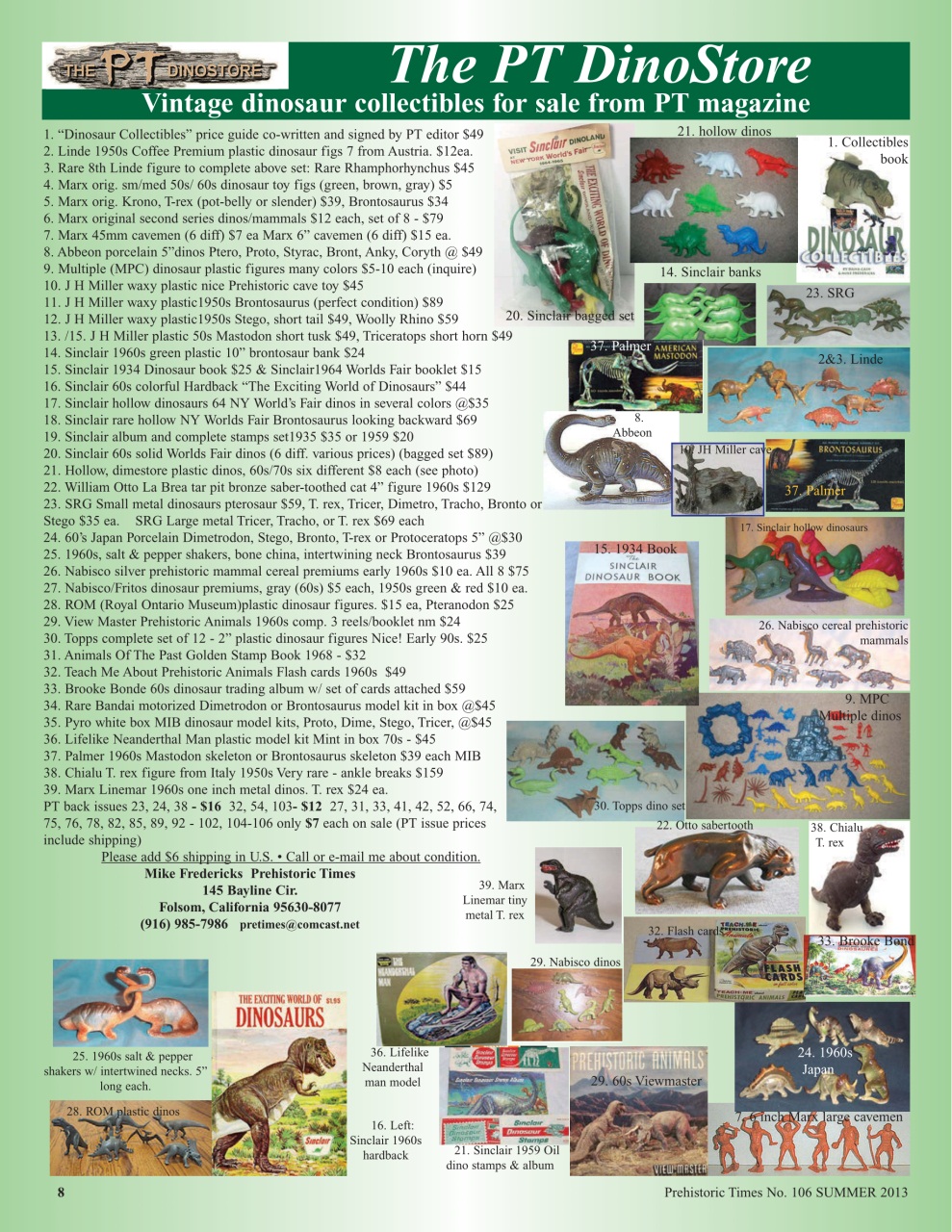 Prehistoric Times Preview Pages