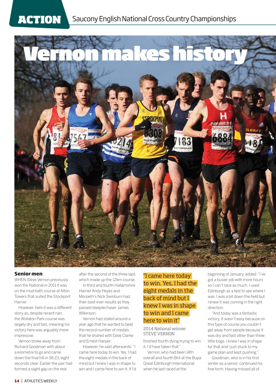 AW – Athletics Weekly Magazine Preview Pages