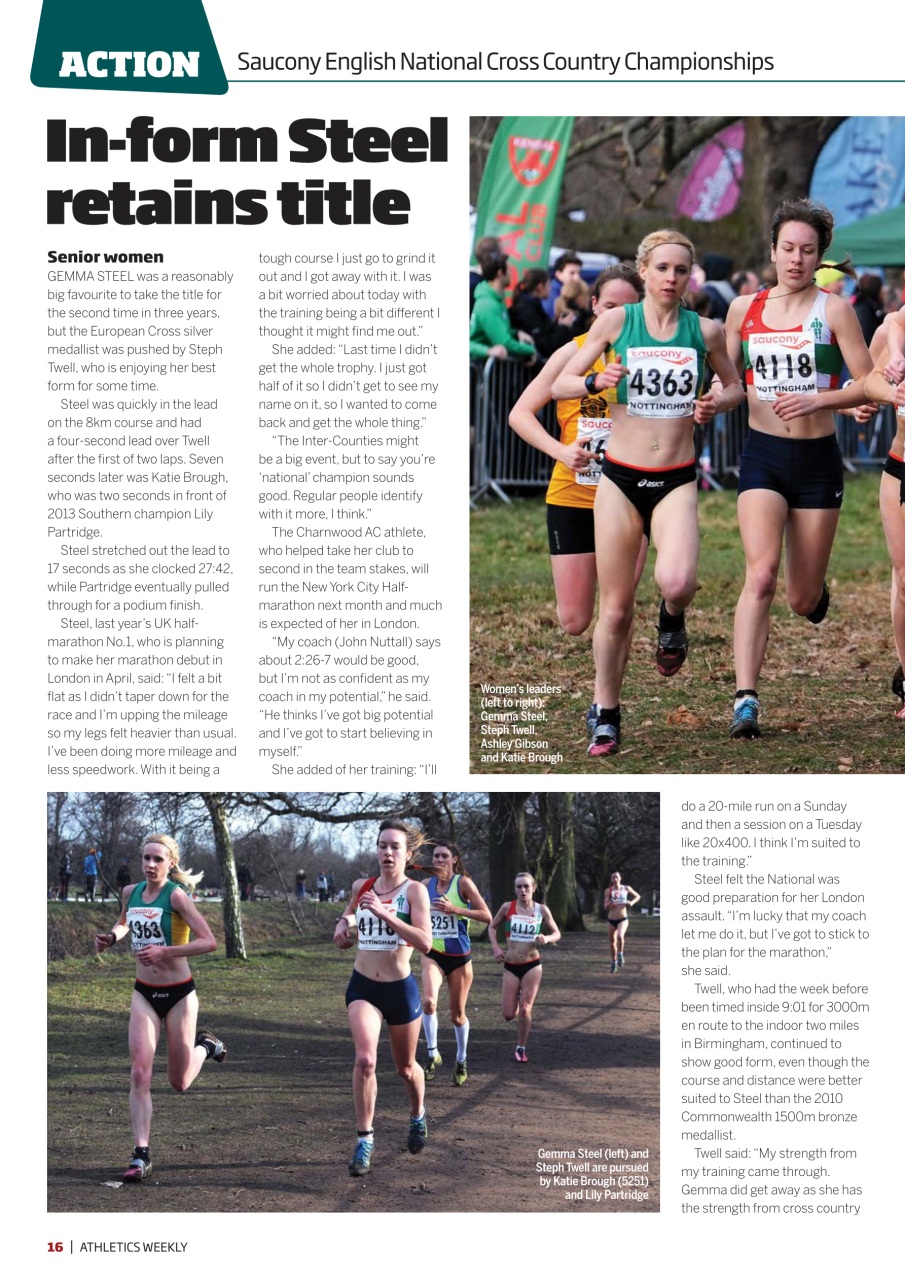 AW – Athletics Weekly Magazine Preview Pages