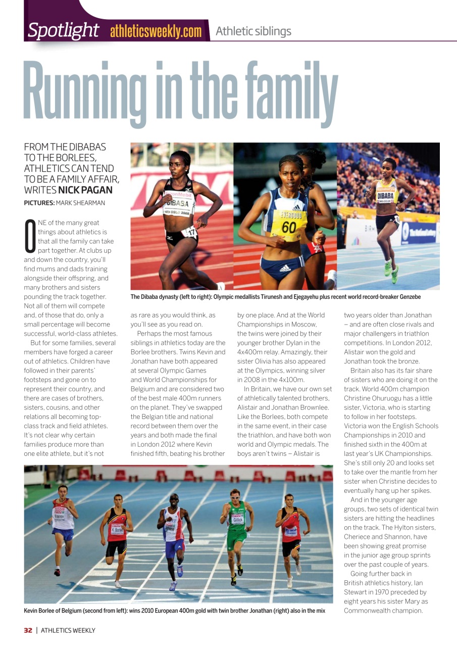 AW – Athletics Weekly Magazine Preview Pages