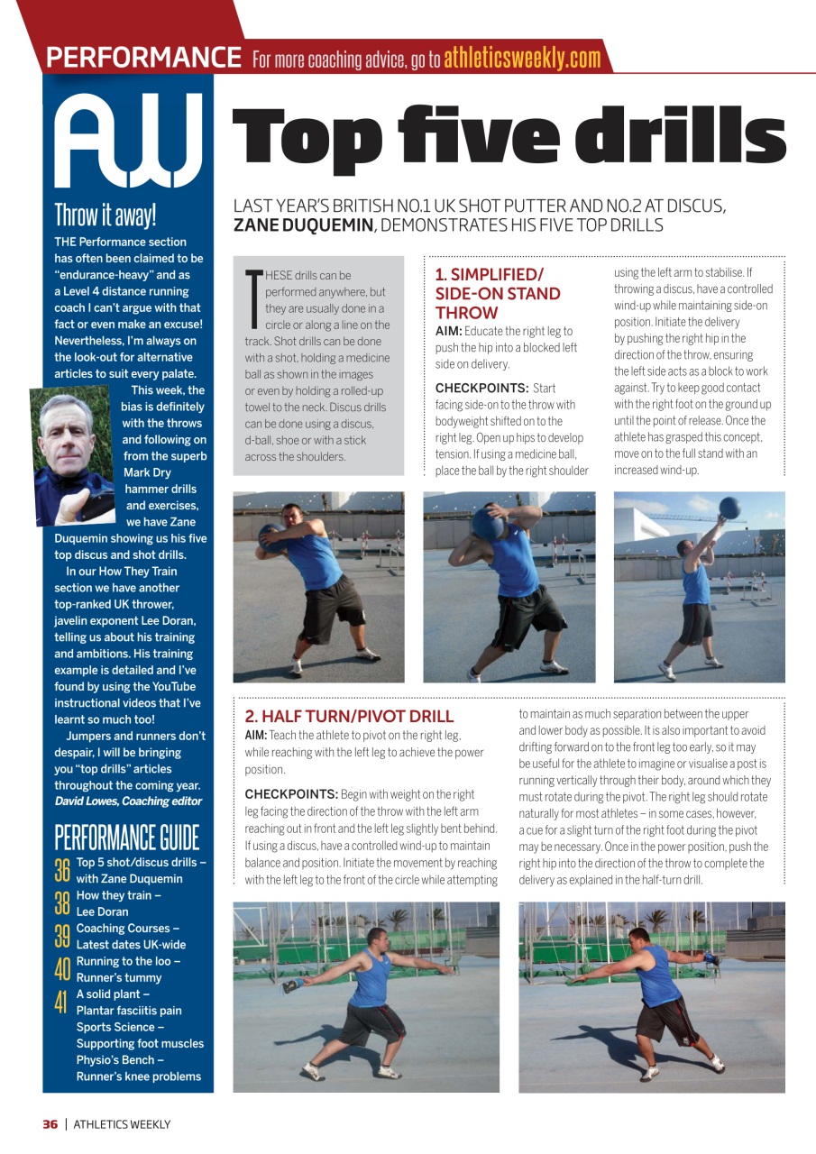 AW – Athletics Weekly Magazine Preview Pages
