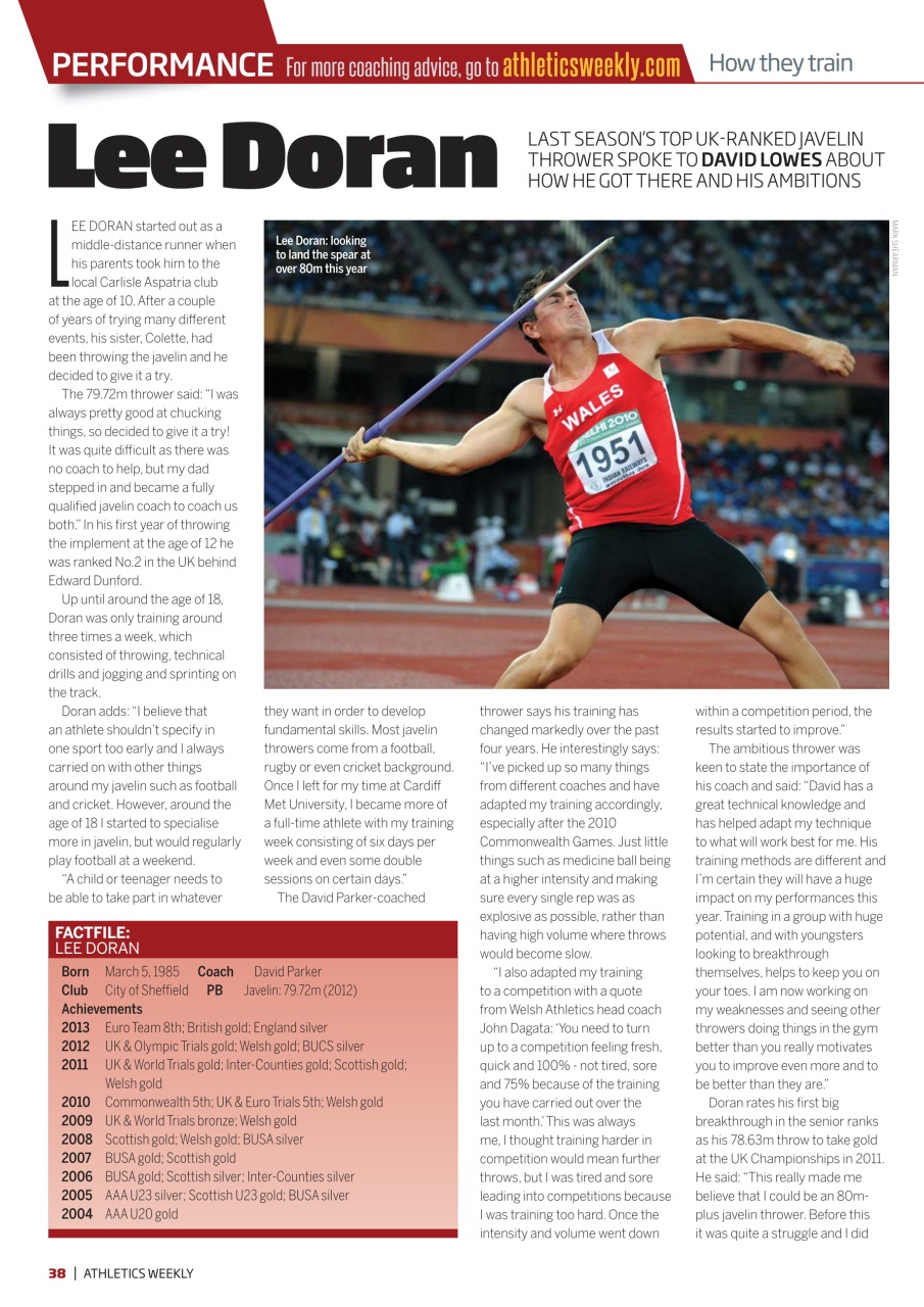 AW – Athletics Weekly Magazine Preview Pages