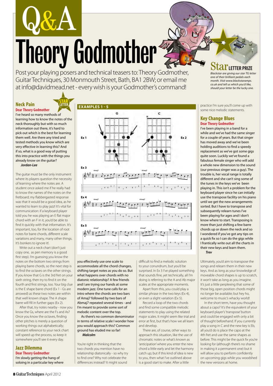 Guitar Techniques Preview Pages