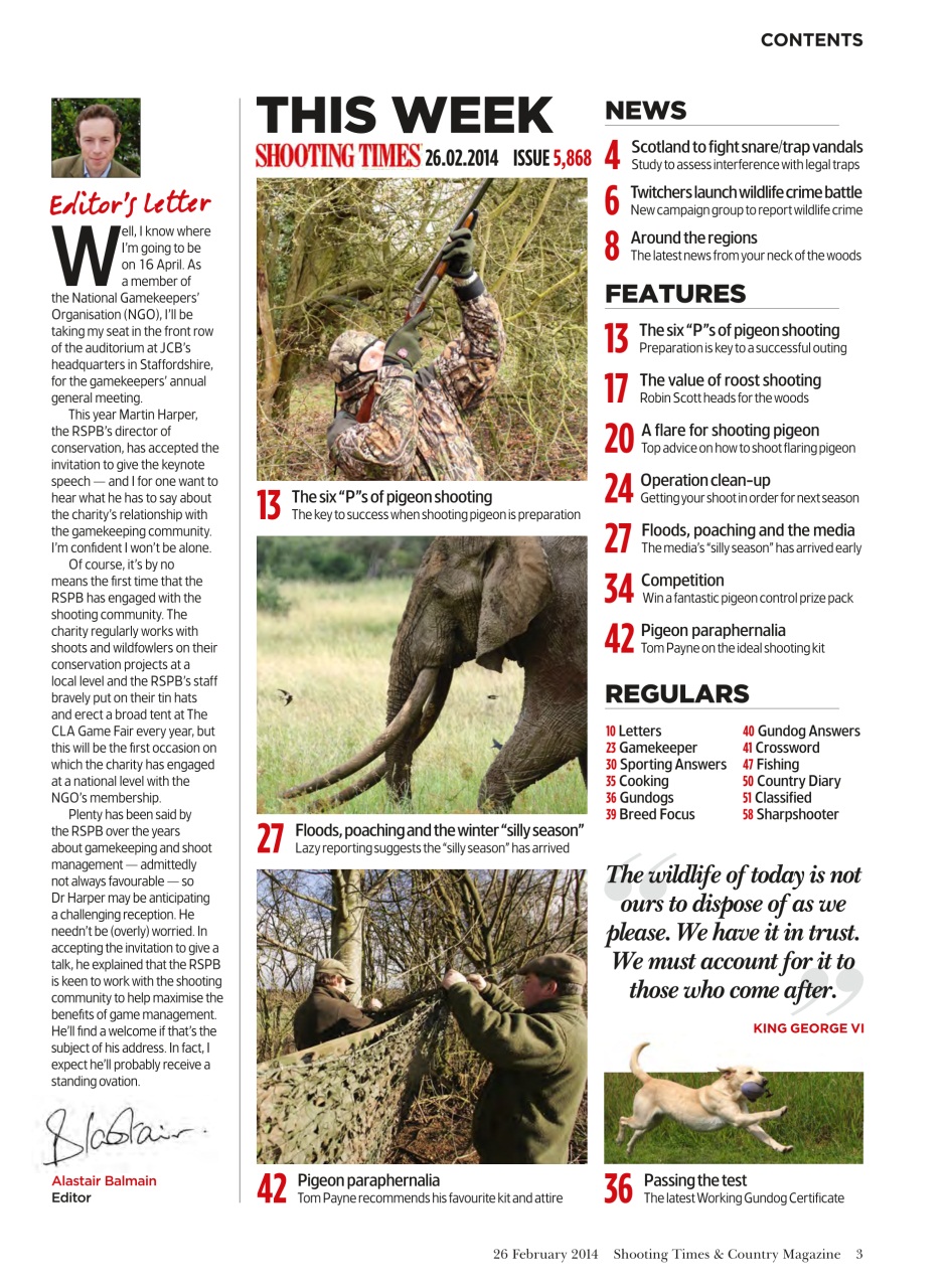 Shooting Times & Country Preview Pages