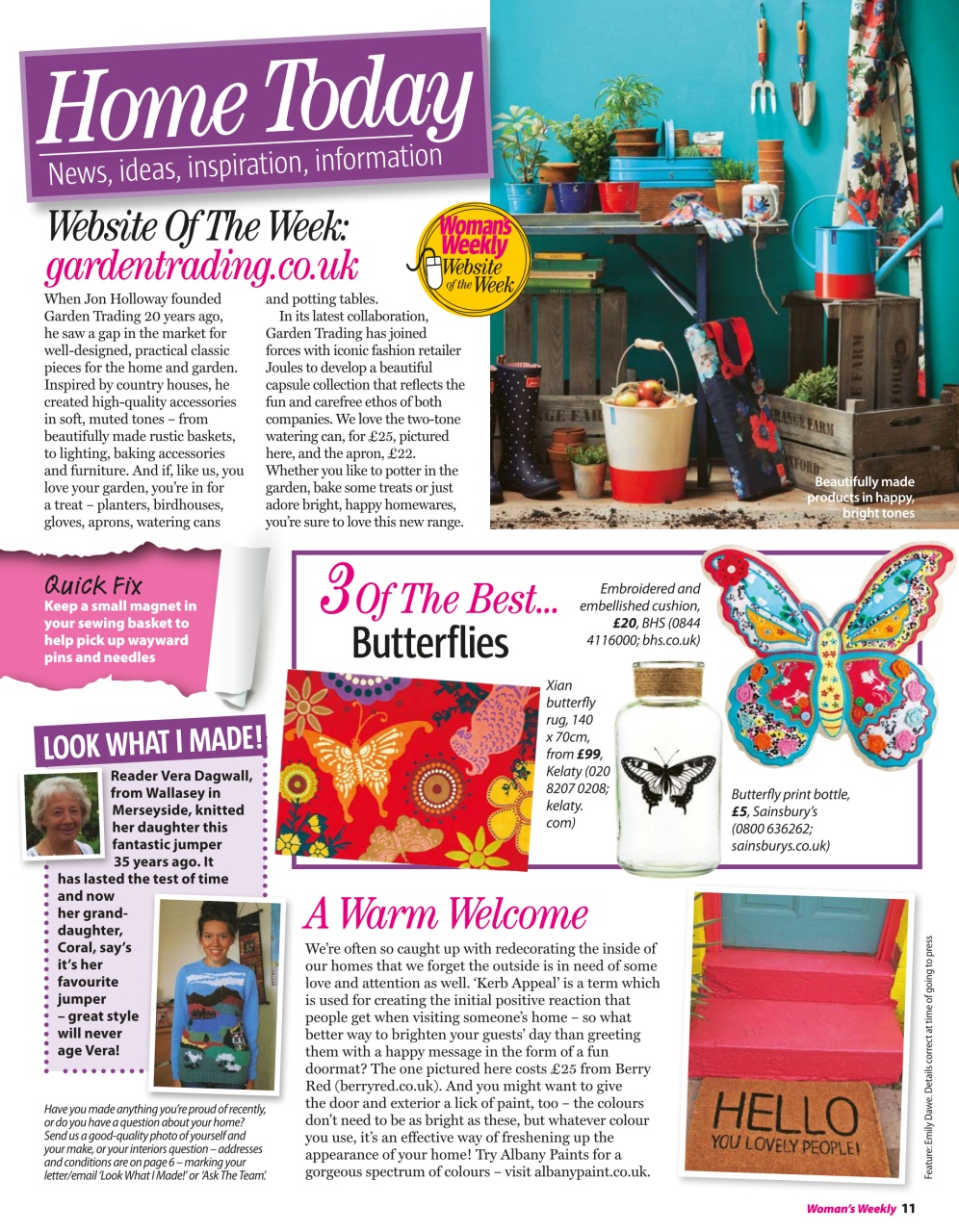 Woman's Weekly Preview Pages