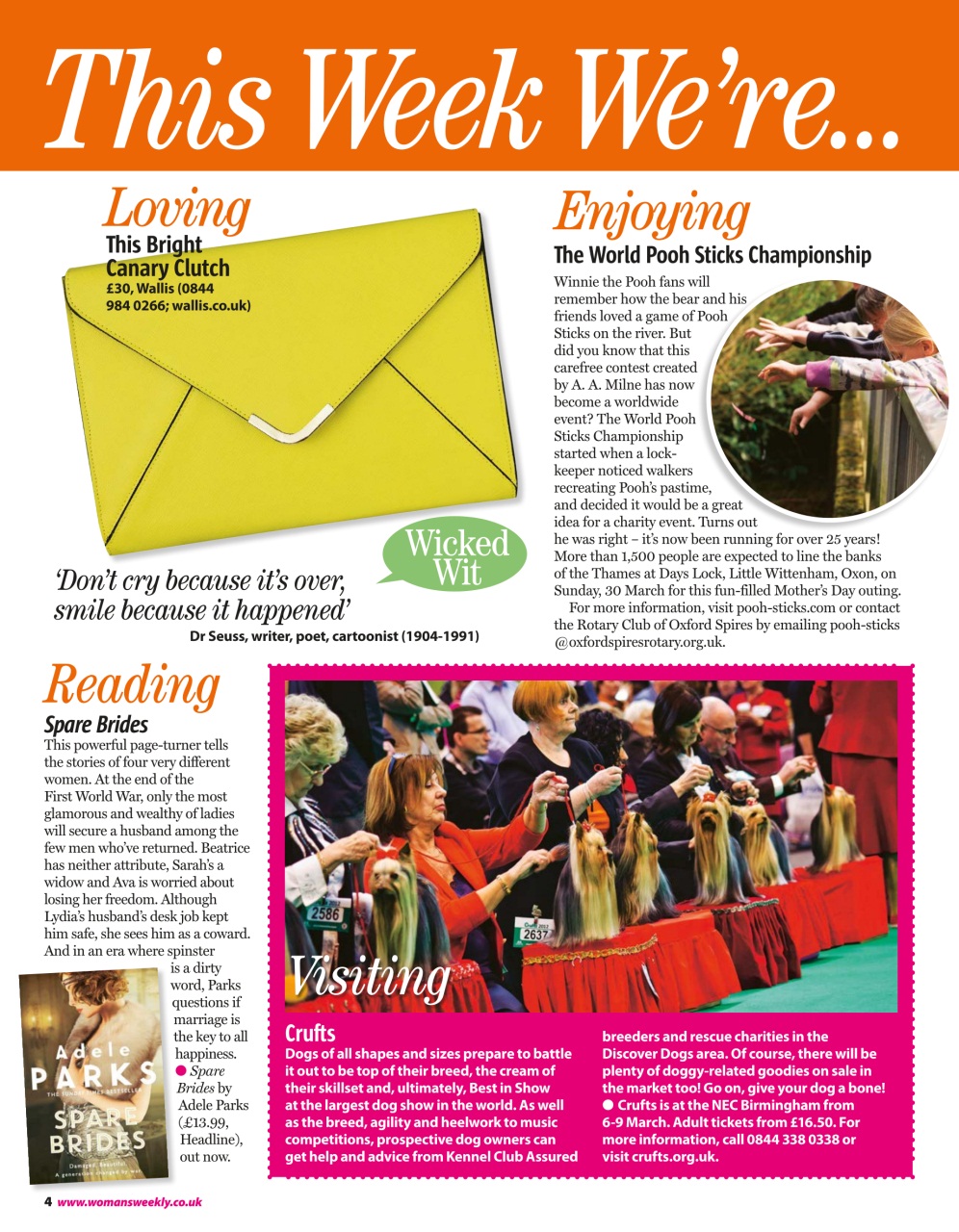 Woman's Weekly Preview Pages