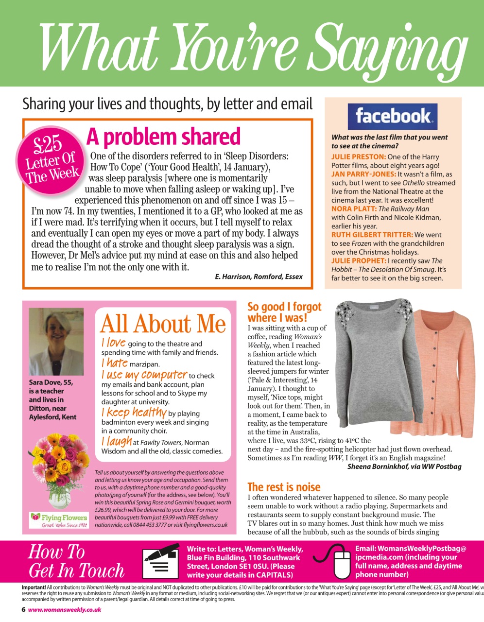 Woman's Weekly Preview Pages