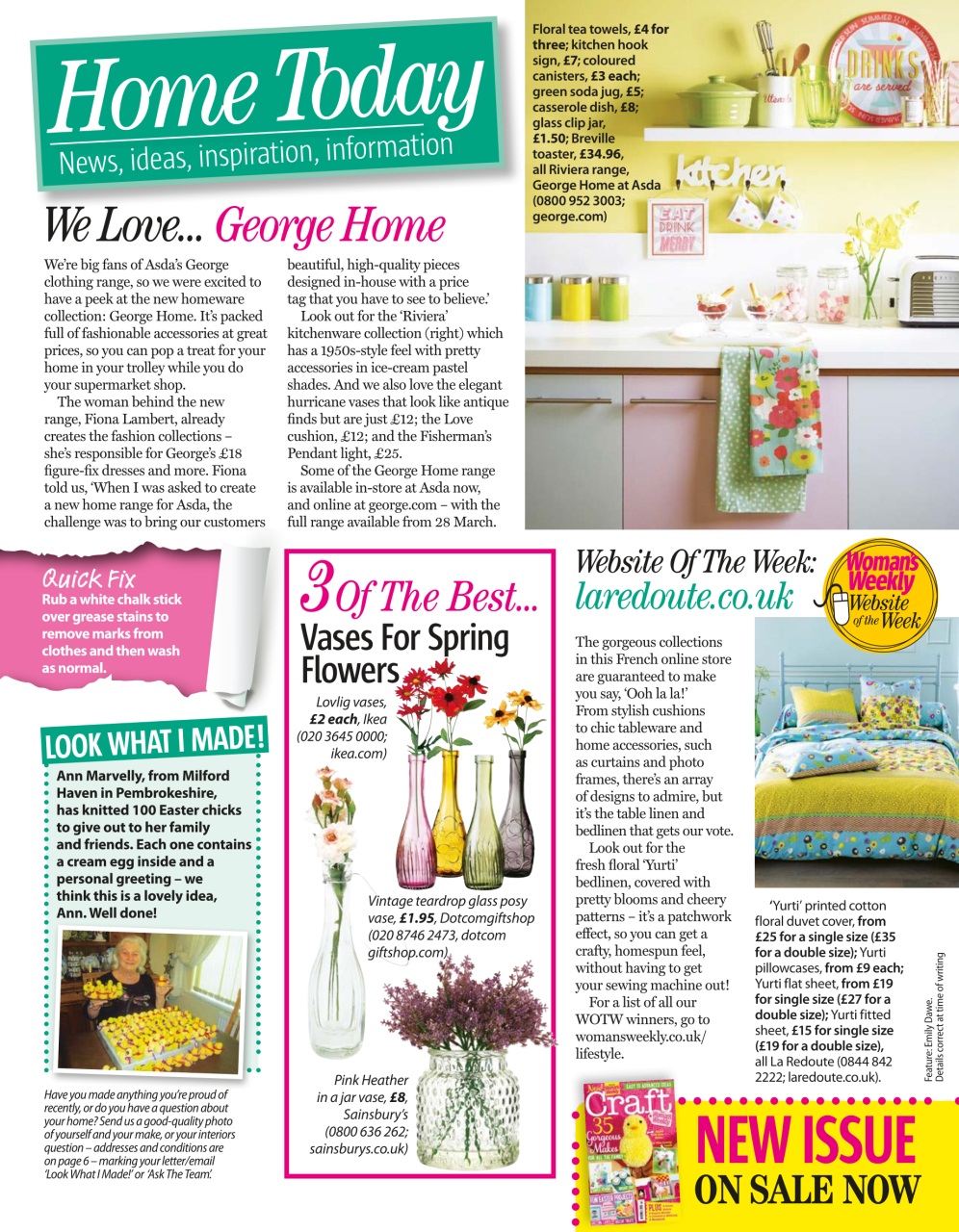 Woman's Weekly Preview Pages