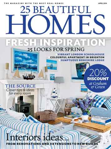 25 Beautiful Homes issue April 2014