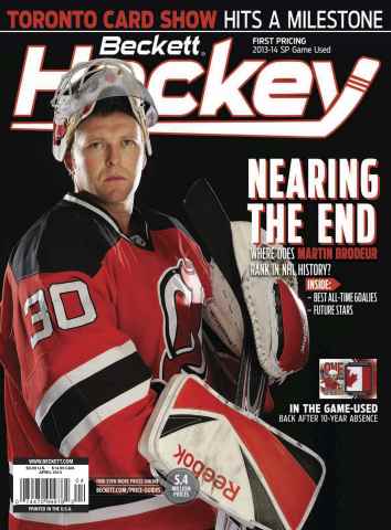 Beckett Hockey Magazine issue April 2014