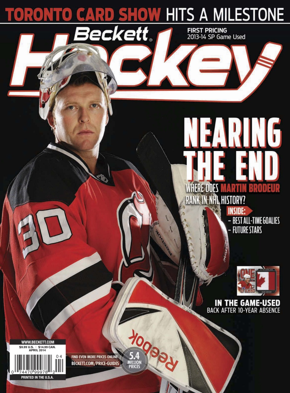 Beckett Hockey Magazine Preview Pages