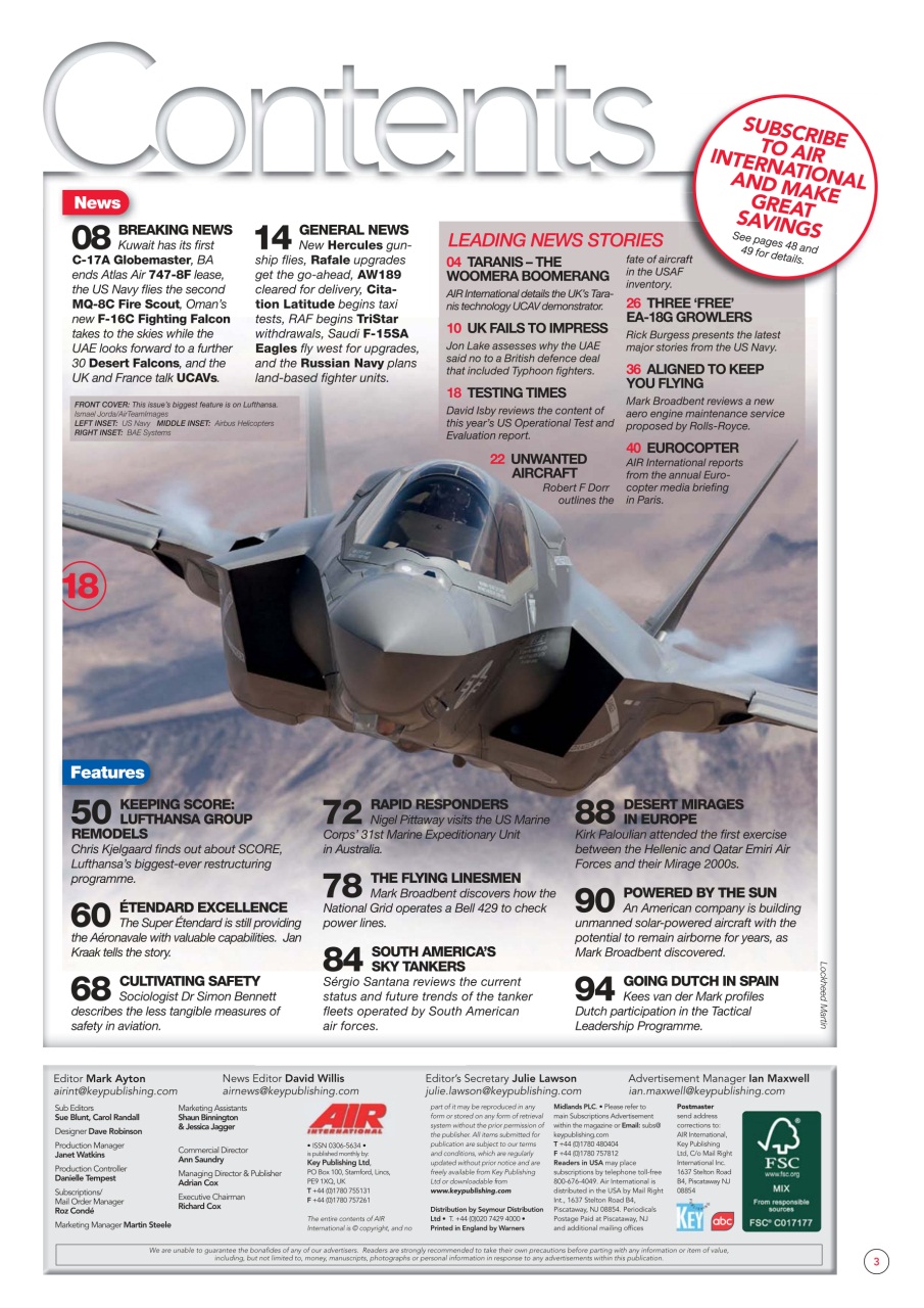 AIR International Preview Pages