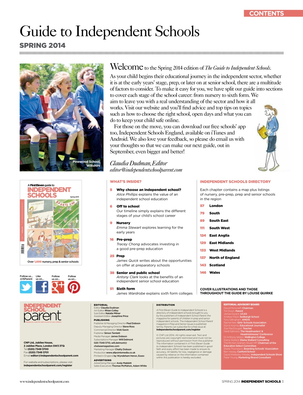 Independent School Parent Preview Pages
