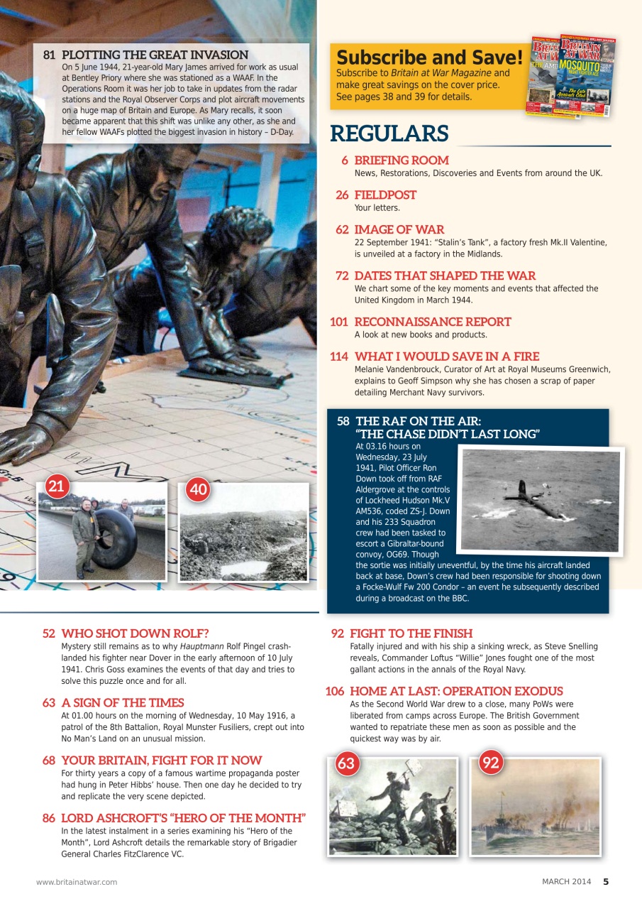 Britain at War Magazine Preview Pages
