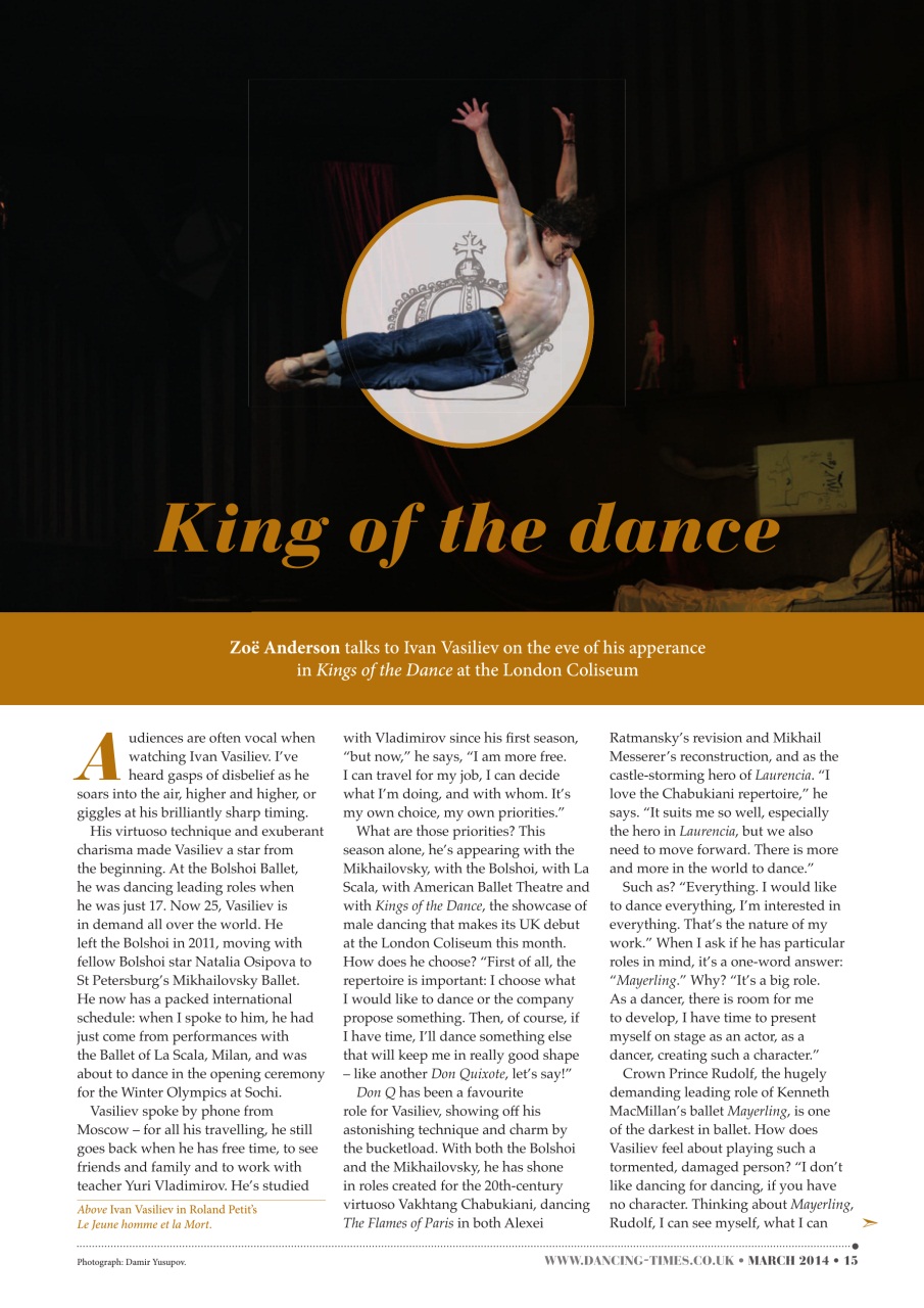 Dancing Times Preview Pages