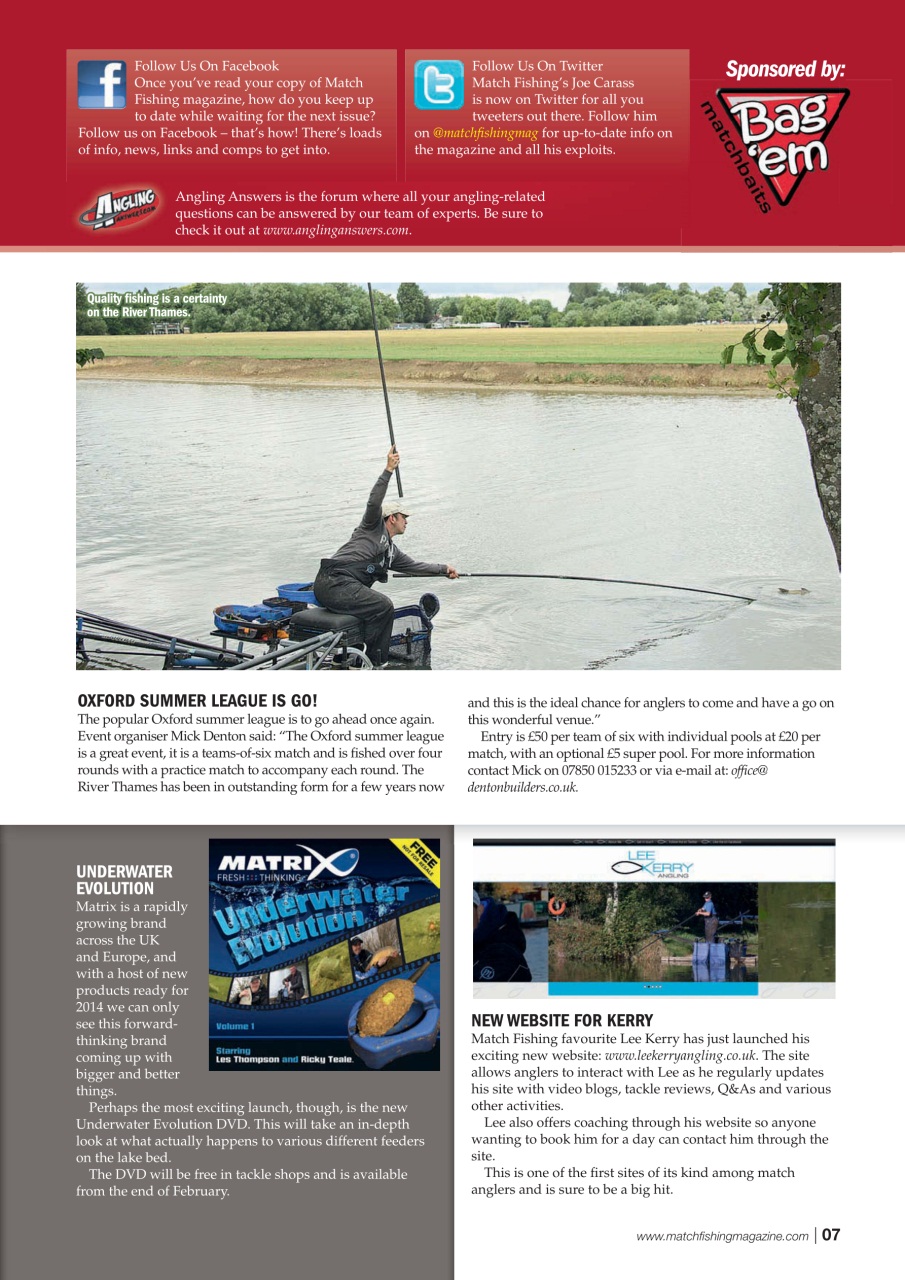 Match Fishing Preview Pages