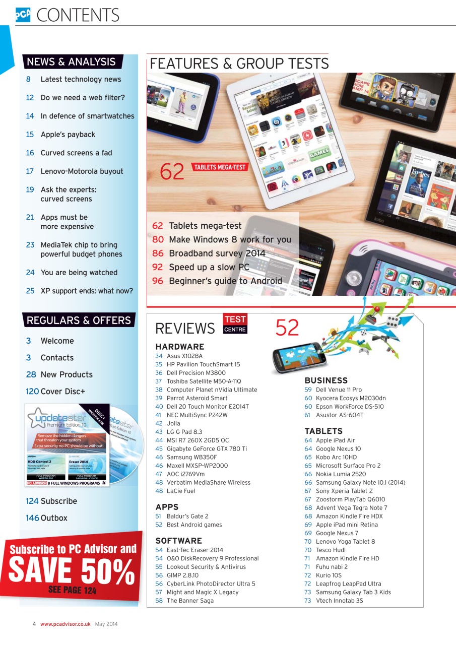 Tech Advisor Preview Pages