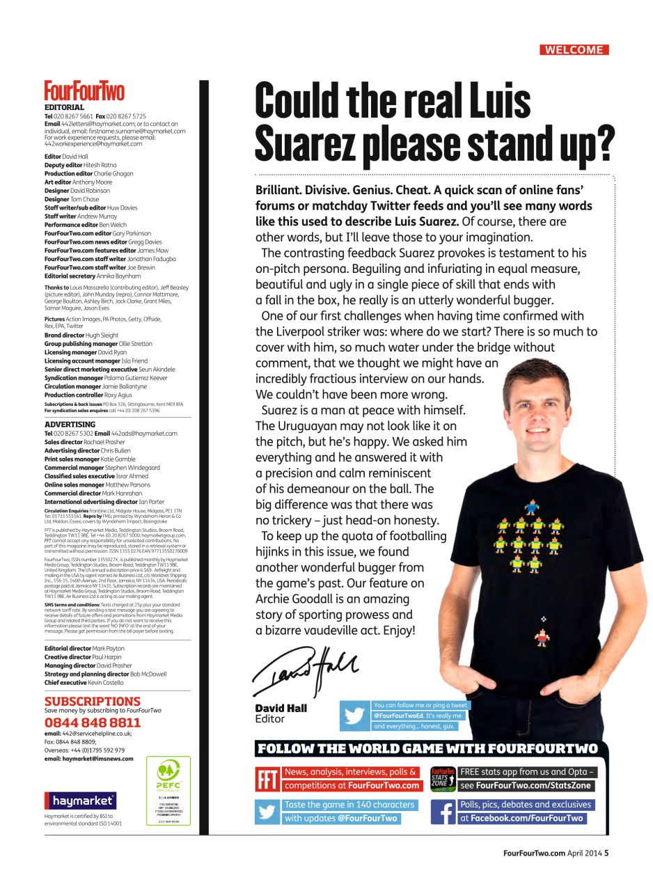 FourFourTwo Preview Pages