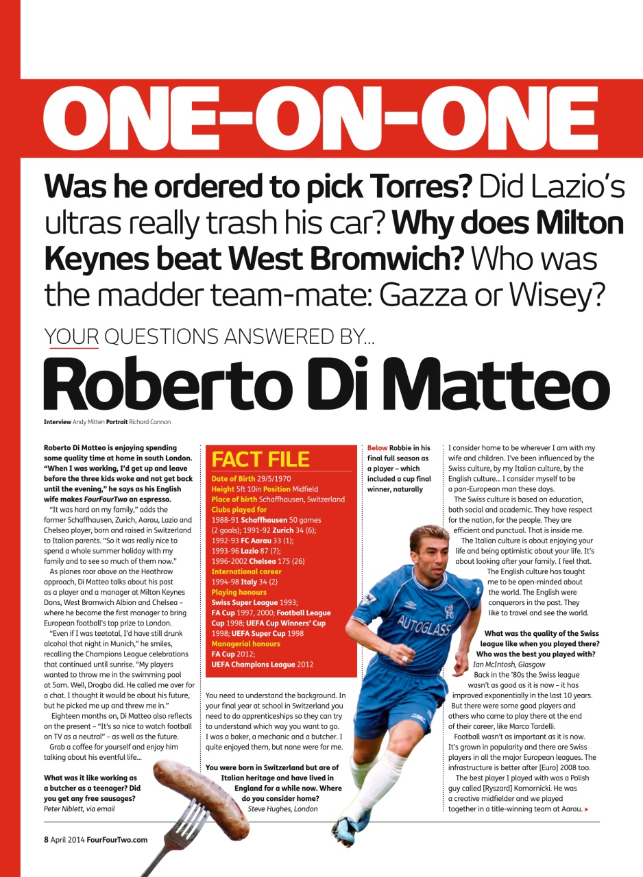 FourFourTwo Preview Pages