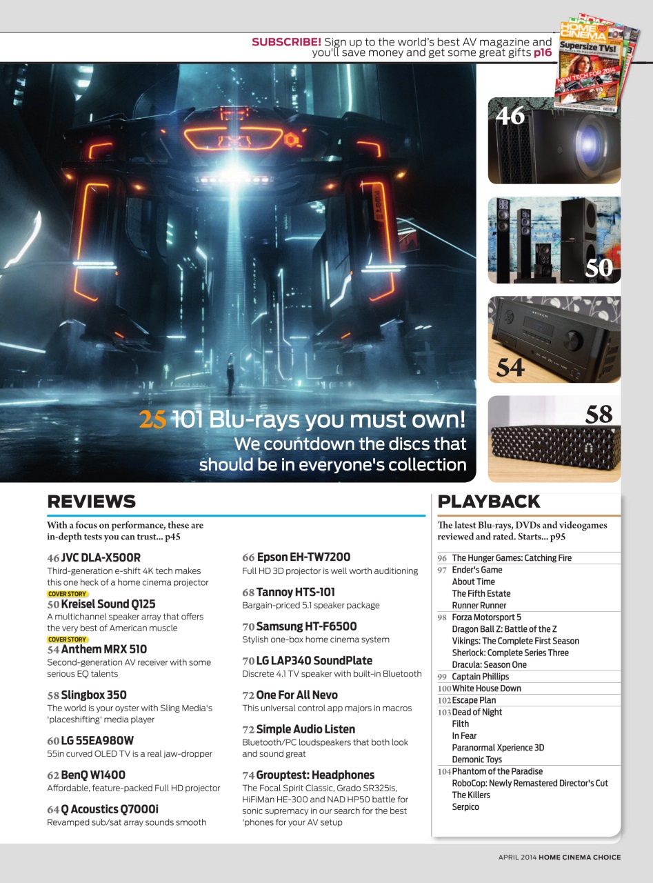 Home Cinema Choice Preview Pages