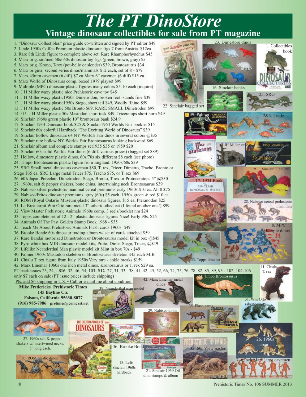 Prehistoric Times Preview Pages