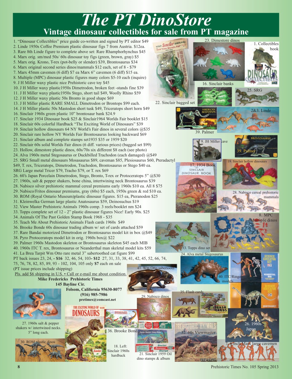 Prehistoric Times Preview Pages