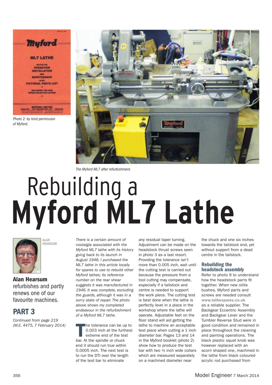 Model Engineer Preview Pages