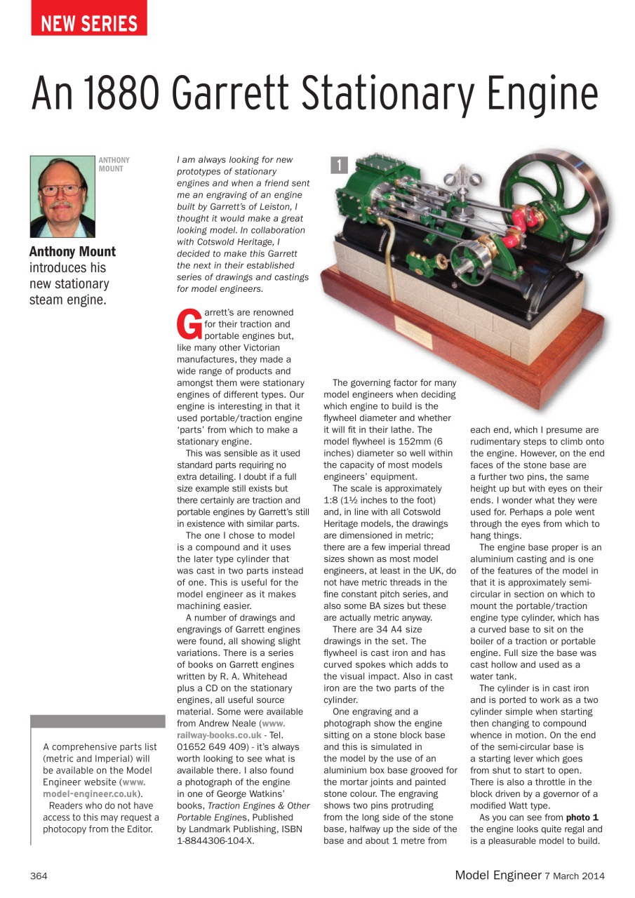 Model Engineer Preview Pages