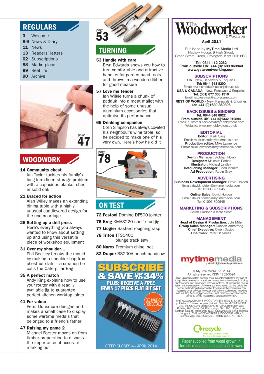 The Woodworker Magazine Preview Pages