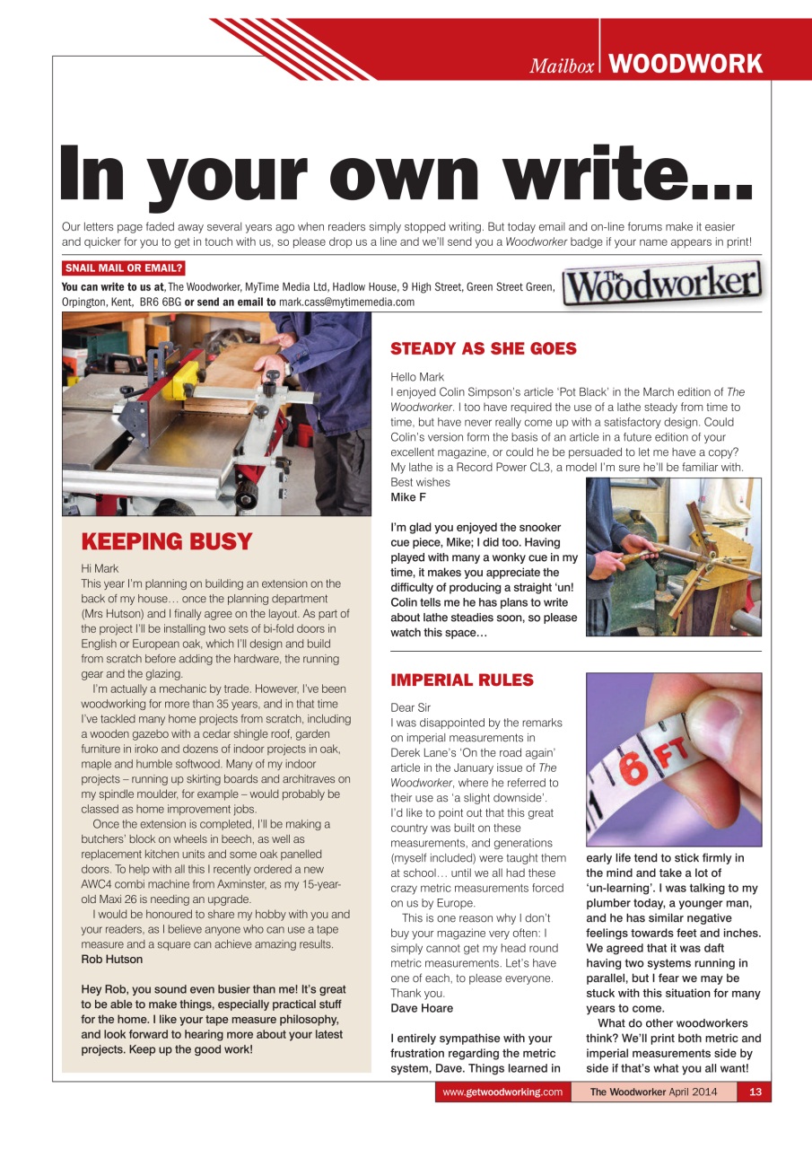 The Woodworker Magazine Preview Pages