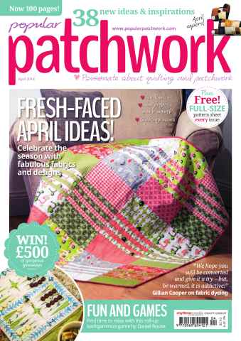 Popular Patchwork Magazine issue April 2014