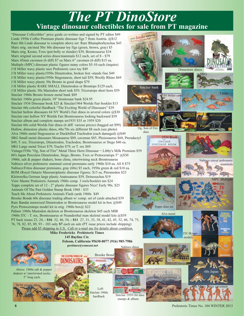 Prehistoric Times Preview Pages